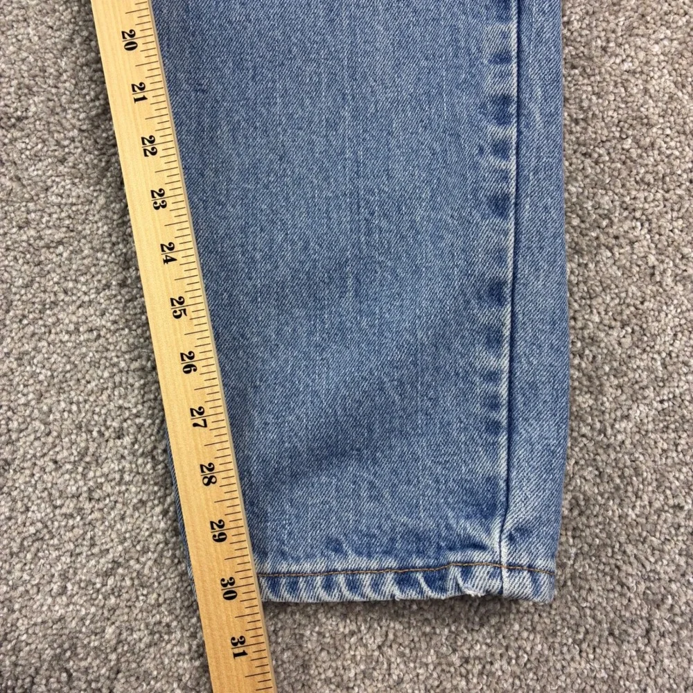 Vintage 90s Levi's 550 Relaxed Fit Tapered Leg Jeans Made USA Puerto Rico 32x31